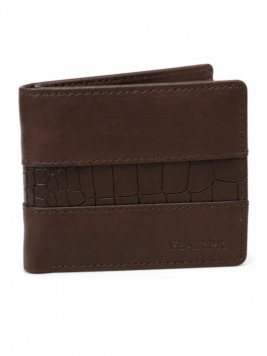 Flair PK SecureZip Brown Bifold Wallet
