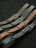 Premium Multi-Color Leather Belt Set
