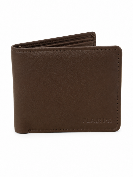 Classic Mocha Brown Bifold Wallet