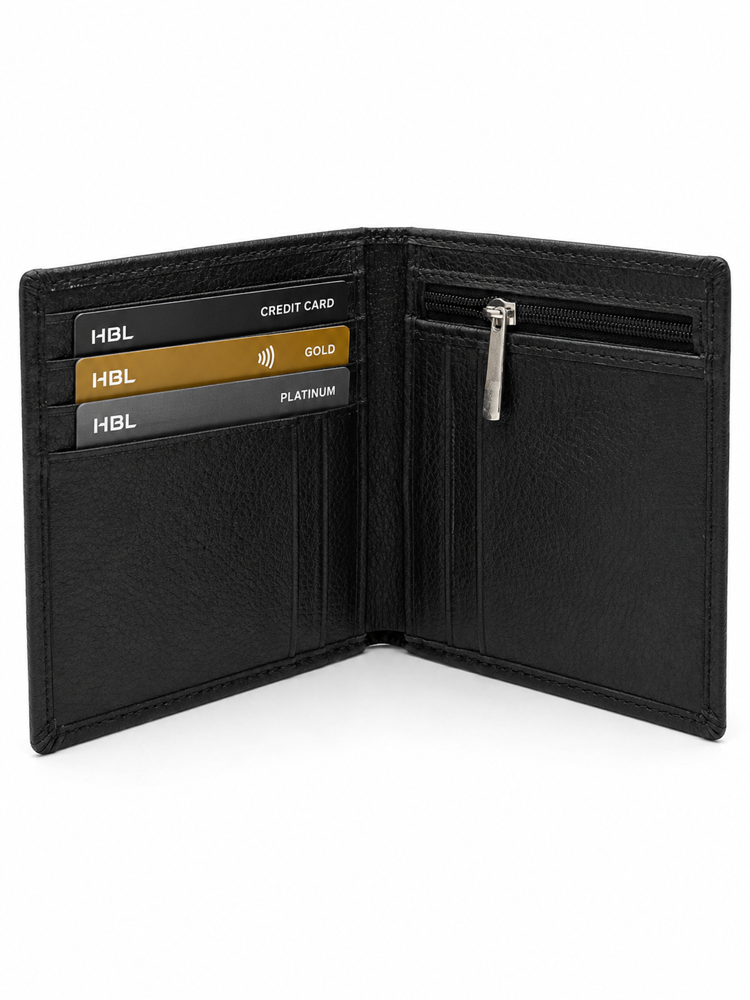 Classic Black Premium Bifold Wallet