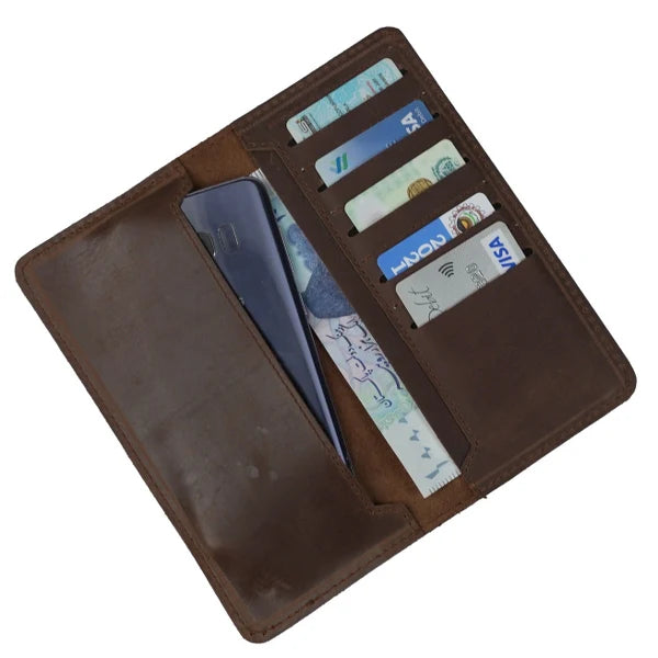 Flair PK Executive Brown Long Wallet