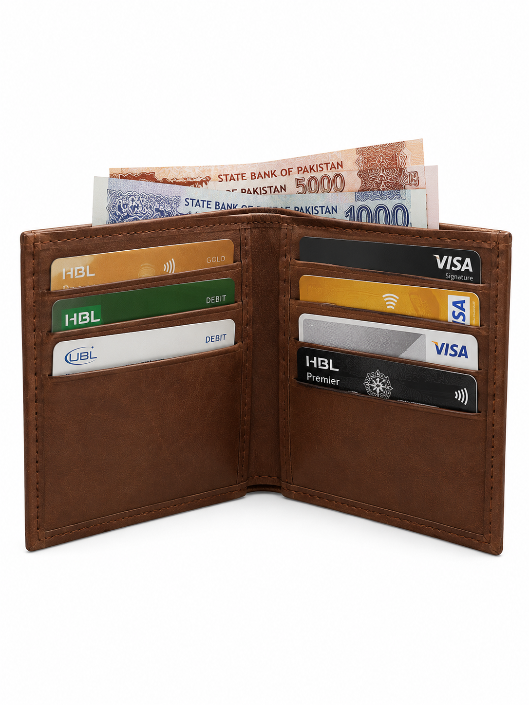 Heritage Brown Men’s Bifold Wallet