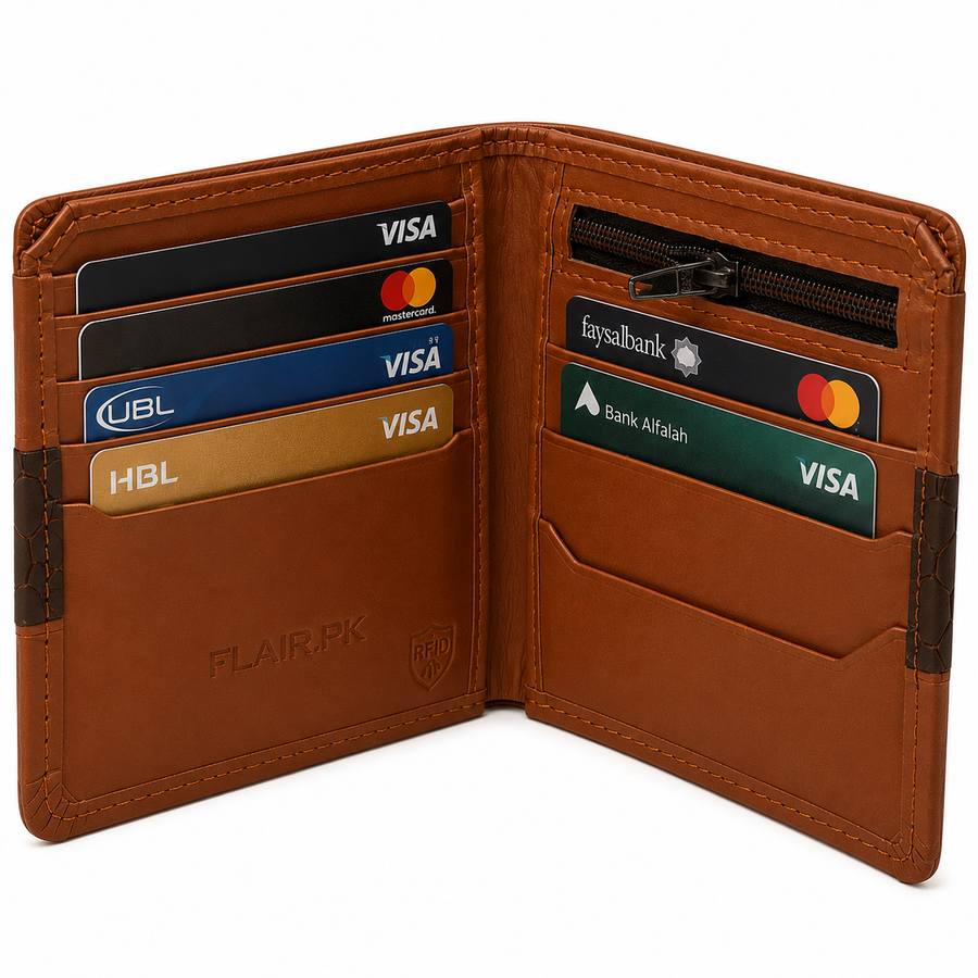 FlairPK Croco Elite – Premium Leather Wallet